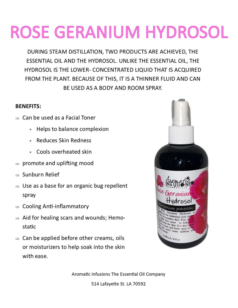 Rose Geranium Hydrosol